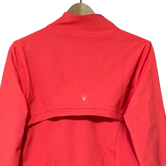 Spyder Active Jacket L Pink Full Zip Stretch Performance Outerwear Pockets NWT - Picture 6 of 9
